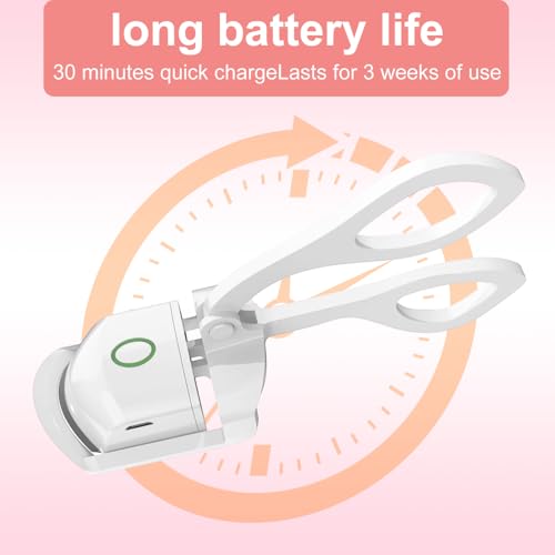 Heated Eyelash Curler with 24-Hour Curl | 2-Level Temperature