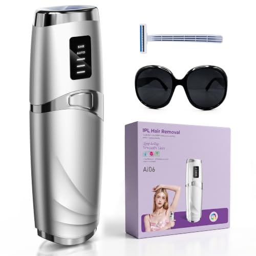 Laser Hair Removal Device LIJAI Silver IPL Hair Removal for Women & Men