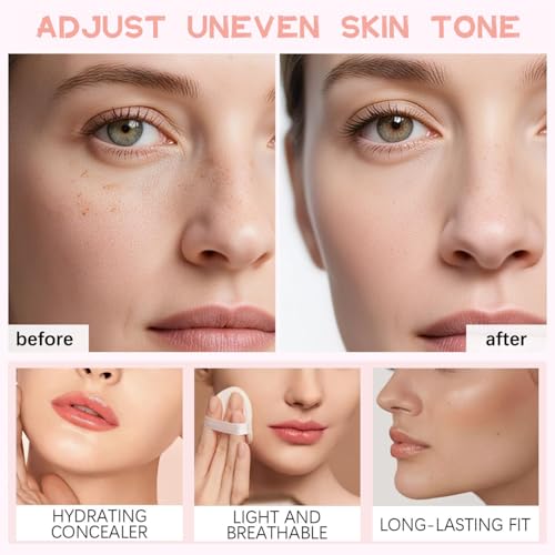Under Eye Brightener Concealer with Brush