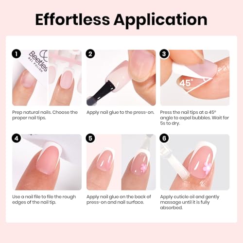 Beetles Fast Dry Nail Glue & Builder Top Coat Set