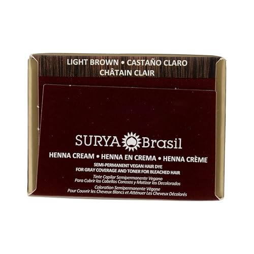 Surya Brasil Henna Cream Light Brown Hair Dye 2.31oz