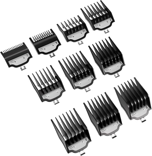 Wahl Clipper Guards Set 10pc Coded Cutting Guides 1/16"-1"