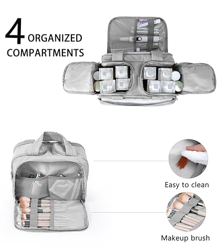 Large Travel Toiletry Bag for Women - Waterproof Makeup Organizer