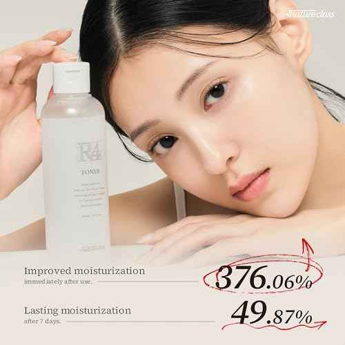 R4 Hydrating Rice Toner ? Glass Skin, Toner for Face, Deep Moisturizing, Rice Water, Hyaluronic Acid, Squalane, Korean Skin Care, Fragrance Free, Sensitive Skin, 6.76 fl oz