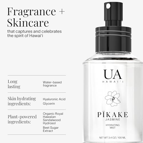 Pikake Body and Hair Mist - Alcohol-Free Hydrating Spray, 3.4 oz