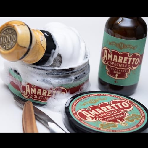 Amaretto Speciale ? Luxury Tallow Shaving Soap with Almond & Dark Cherry Scent, 6 oz