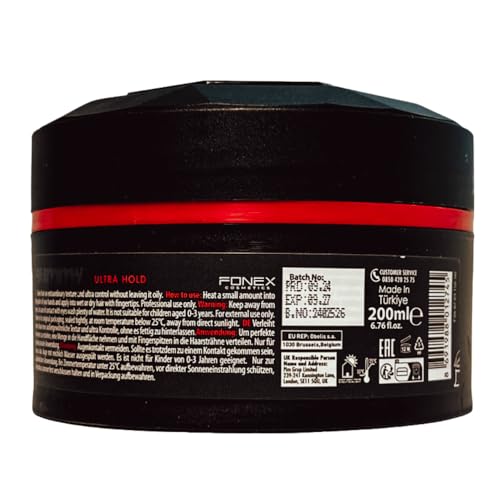 Gummy Professional Hair Wax – Strong Hold with Keratin, 200ml