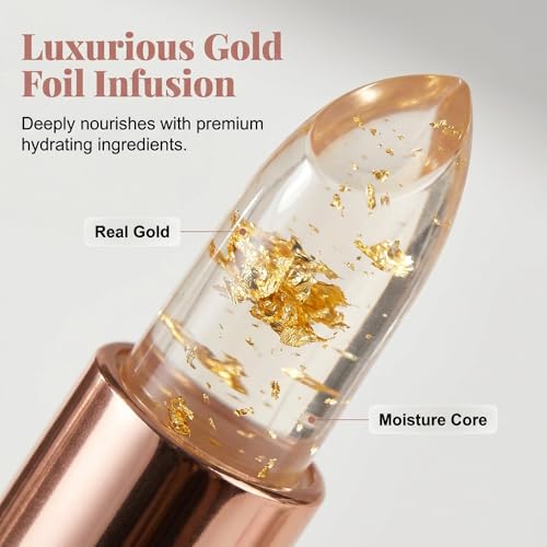Color Changing Lipstick for Older Women - Long Lasting Moisturizing Gloss