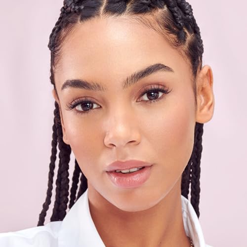 KISS The New Natural, False Eyelashes, White Shirt', 12 mm, Includes 1 Pair Of Fake Lashes, Contact Lens Friendly, Easy to Apply, Reusable Strip Lashes