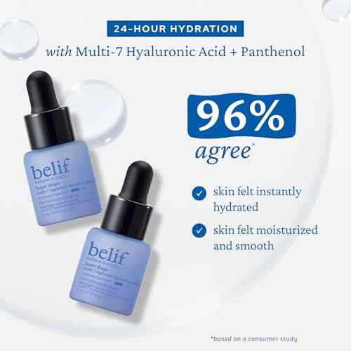 belif Discover Glowing Skin Mini Kit: Peptides Firming Serum, Multi7-Hyaluron Hydrating Serum, Vitamin C Serum, Super Drops Trial Set, Hyaluronic Acid, 5% Niacinamide, Retinol, Korean Skin Care