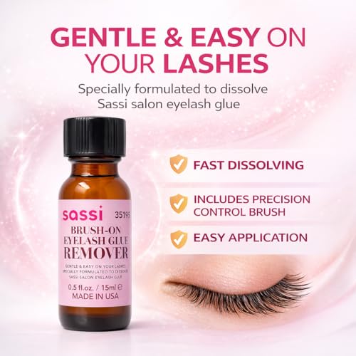 Sassi Brush-On Eyelash Glue Remover 0.5 oz