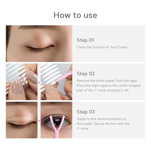 Invisible Double Eyelid Tape for Hooded Eyes – 150pcs Lifting Strips