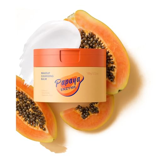 Easilydays Cleansing Balm Makeup Remover with Papaya Enzyme & Hyaluronic Acid – Gentle, Hydrating Facial Cleanser, 3.52oz
