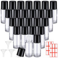 Sumind 24 Pack 30ml Glass Roller Bottles Essential Oil Deodorant