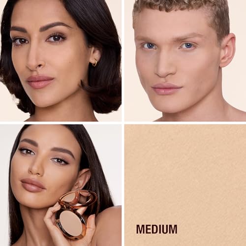 Charlotte Tilbury Airbrush Flawless Finish Setting Powder Medium 2 - Pore-Blurring Face Makeup
