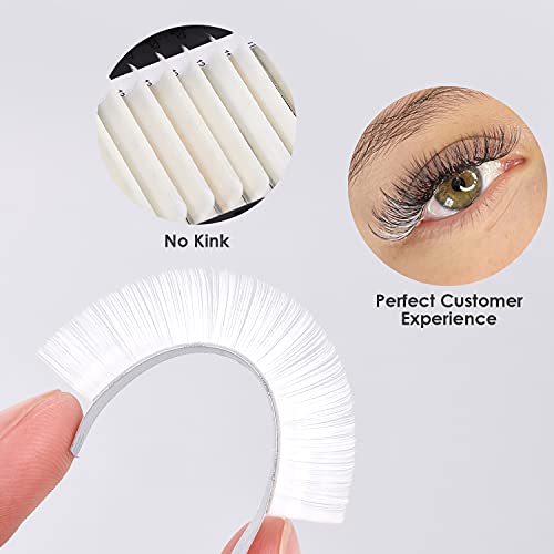 Colored Eyelash Extensions 0.07mm Self-Fanning D Curl Mix