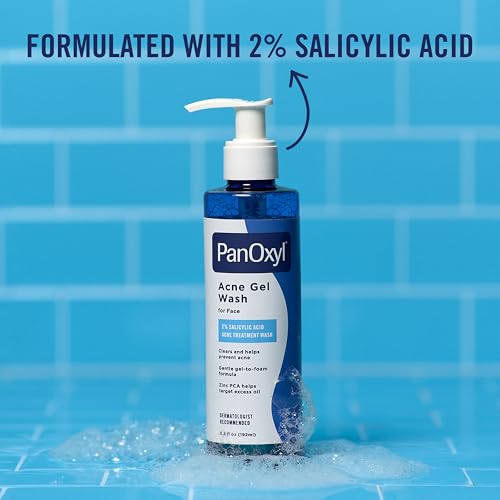 PanOxyl Acne Gel Wash with 2% Salicylic Acid, 6.5oz - Mattifying & Nourishing