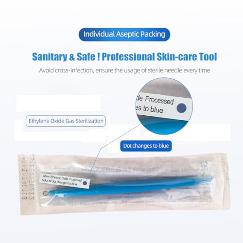 10 Pack of Disposable Sterile Acne Remover Tools Safe Pimple Popper Tool Aseptic Blackhead Remover Tools Sanitary Comedone Extractor Tool Pimple Extractor Tool
