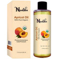Organic Apricot Kernel Oil 220 ML, USDA Organic Pure Cold Pressed Apricot Carrier Oil For Face, Skin, Hair, Body