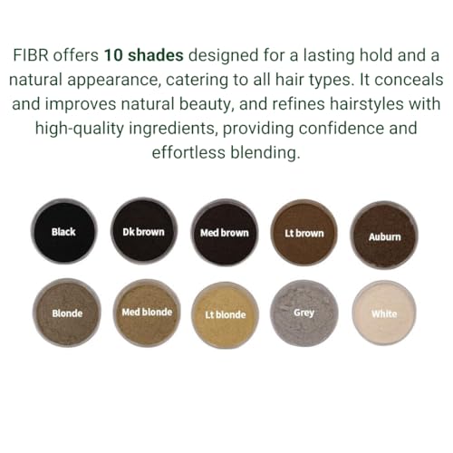 FIBR Hair Keratin Building Fibers for Thinning Hair - Dark Brown