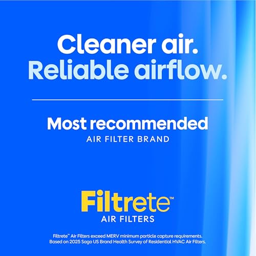 Filtrete 16x25x1 MERV 13 Air Filter for Cleaner Air