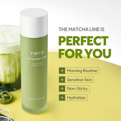 TIRTIR Matcha PDRN Duo | Korean Skincare Bundle for Redness Care and All Day Hydration for Sensitive Skin
