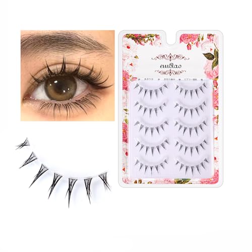 Manga Eyelashes - 5 Pairs Japanese Anime Style False Lashes