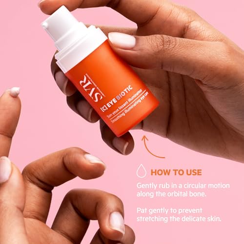 SVR C Biotic Eye Contour Cream. 5% Vitamin C Moisturizer for Puffiness, Dark Circles, Brightening & Even Skin Tone. Vegan, Made in France, 1 Fl. Oz.