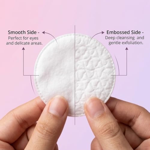 Premium Cotton Pads for Face – Pack of 480 Double-Sided Rounds
