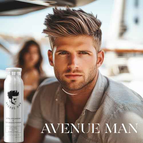 Avenue Man Extra Volumizing & Hair Texture Powder for Men - Matte Finish Hair Styling Powder For Men - All-Day Hold, Bamboo Extract Texturizing Dust - No Shine Volumizing Boost