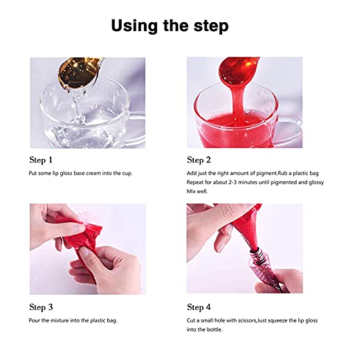 12-Color Liquid Lip Gloss Pigment Set for DIY Cosmetics