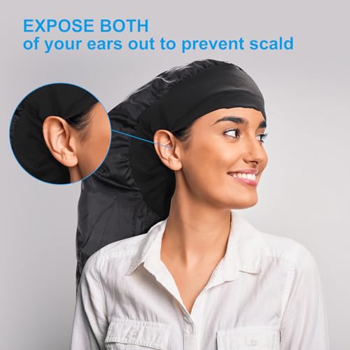Large Hooded Hair Dryer Bonnet Cap with Long Tube