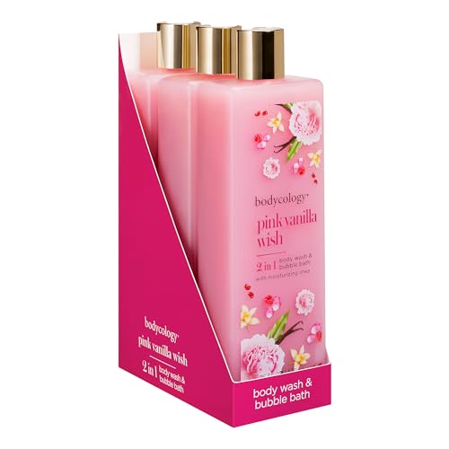 Bodycology Pink Vanilla Wish Body Wash Women 16 oz