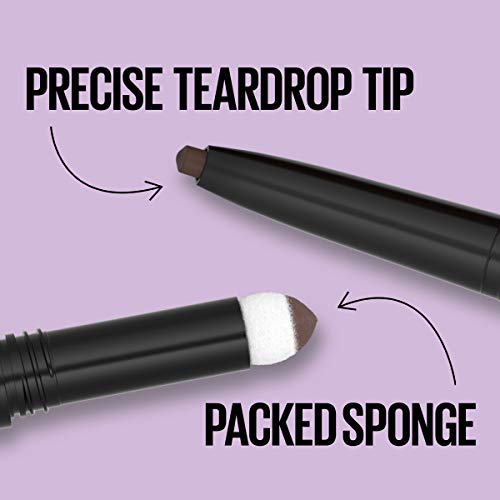 Maybelline Express Brow 2-in-1 Pencil & Powder, Medium Brown