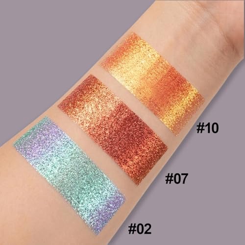 Erinde Duochrome Shimmer Eyeshadow - Holographic Color Shift