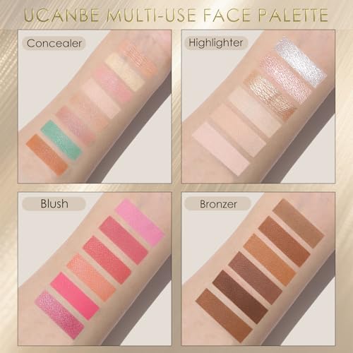 UCANBE 26-Color All-in-One Face Makeup Palette with Brushes