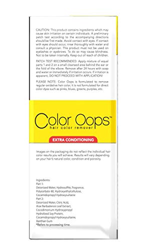 Color Oops Hair Color Remover Extra Conditioning