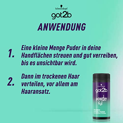 Got2B Schwarzkopf Powder'Ful Volumizing Styling Powder, 10g