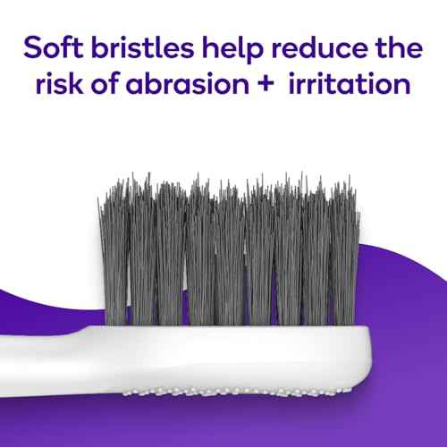 BURST Replacement Heads for Nova Sonic Toothbrush (Pink) | Super-Soft Bristles Reduce Risk of Abrasion & Irritation | Tapered Ends Reach Below The Gumline | for a Whiter, Brighter Smile