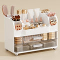 UFORU Makeup Organizer with 2 Drawers & Brush Holders