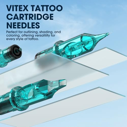 INKin Disposable Tattoo Needles 20Pcs #12 Round Shader 0.35mm