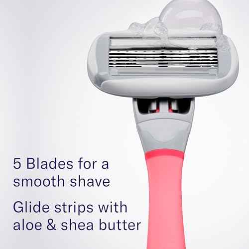 Flamingo Razors for Women, 1 Razor (Flamingo Pink) Handle and 1 Razor Blade Refill