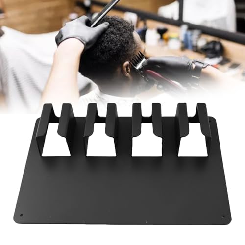 Dioche Hair Clipper Rack - Wall Mounted Storage for 4 Clippers - Easy to Assemble and Versatile Holder for Barber Shop and Home Use - Sturdy Design, Keeps Your Workspace Organized