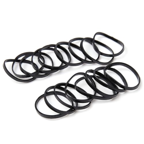 3200 Elastic Hair Ties Black Mini Rubber Bands for Girls