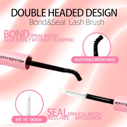 FANTASY&Co. Lash Clusters Kit 280 Pcs with Bond & Remover