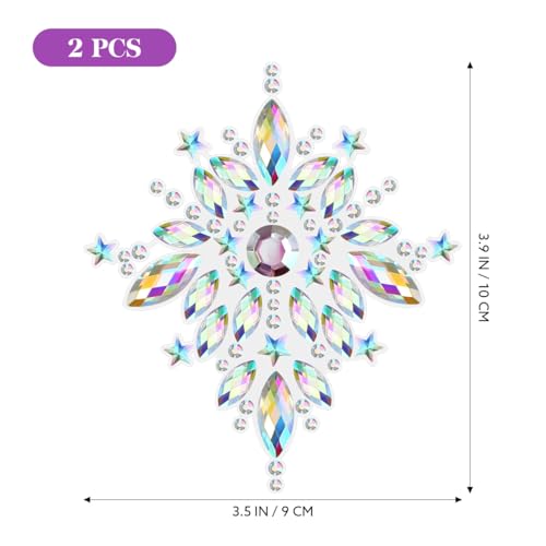 Rhinestone Body Gems Stickers - Reusable Face & Chest Jewelry