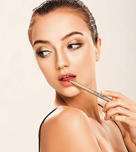 Gold Retractable Lip Brush | Double-Ended Makeup Brush