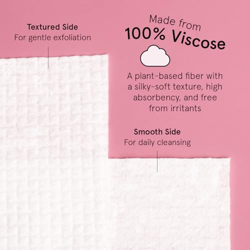 grace & stella Disposable Face Towels - 60 Count XL