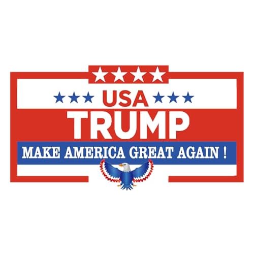 Y&C TENCOB Donald Trump Temporary Tattoos for Adults Teenage Girls Boy, 30 Sheets President 2024 Tattoos Stickers Campaign Party Gag Novelty Gifts Supplies Favors(Trump)