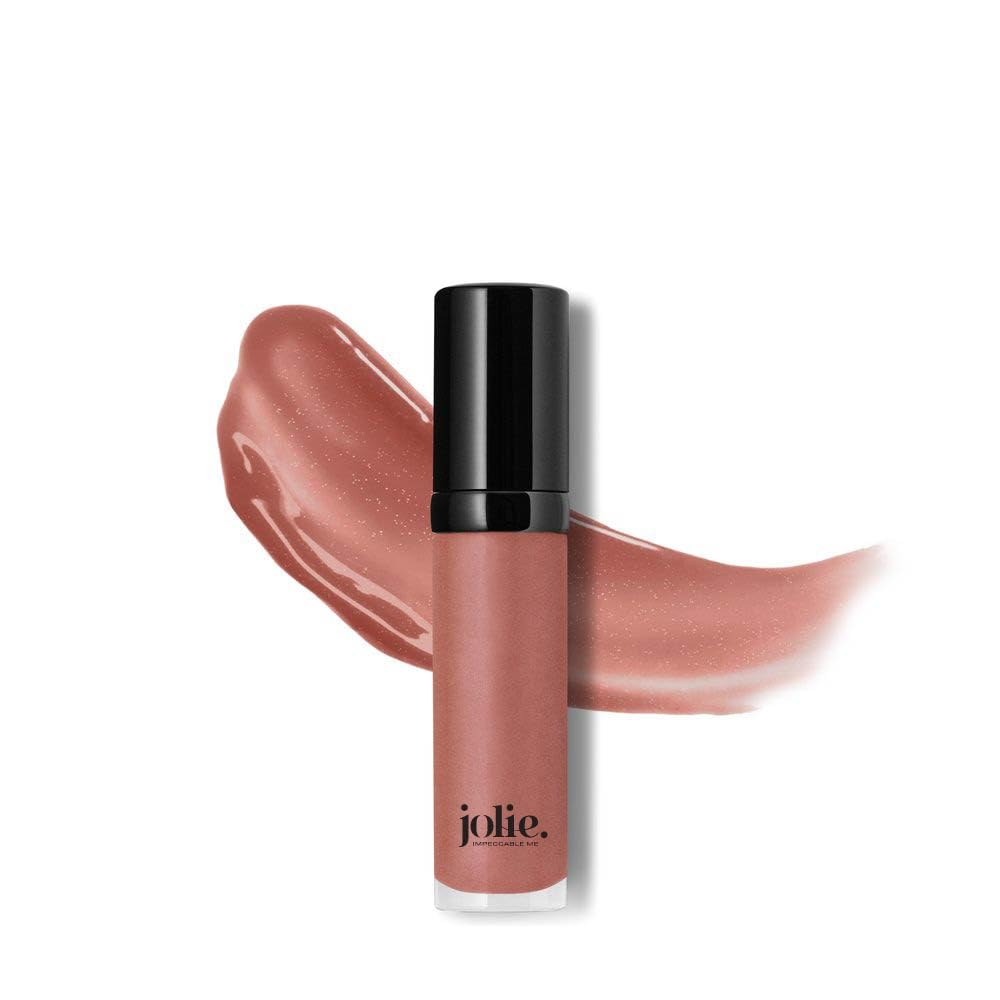 Jolie Super Hydrating Luxury Lip Gloss - Intense pigment W/Superior Shine (Nude Nature)